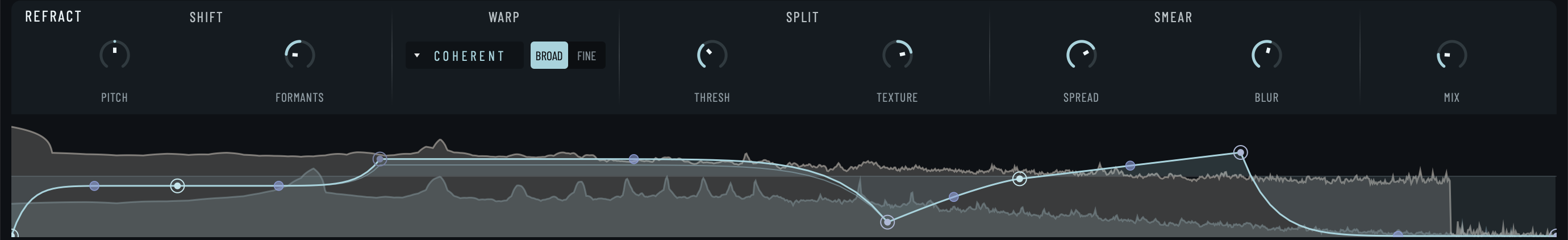 Warp Curve Editor and Spectral FX